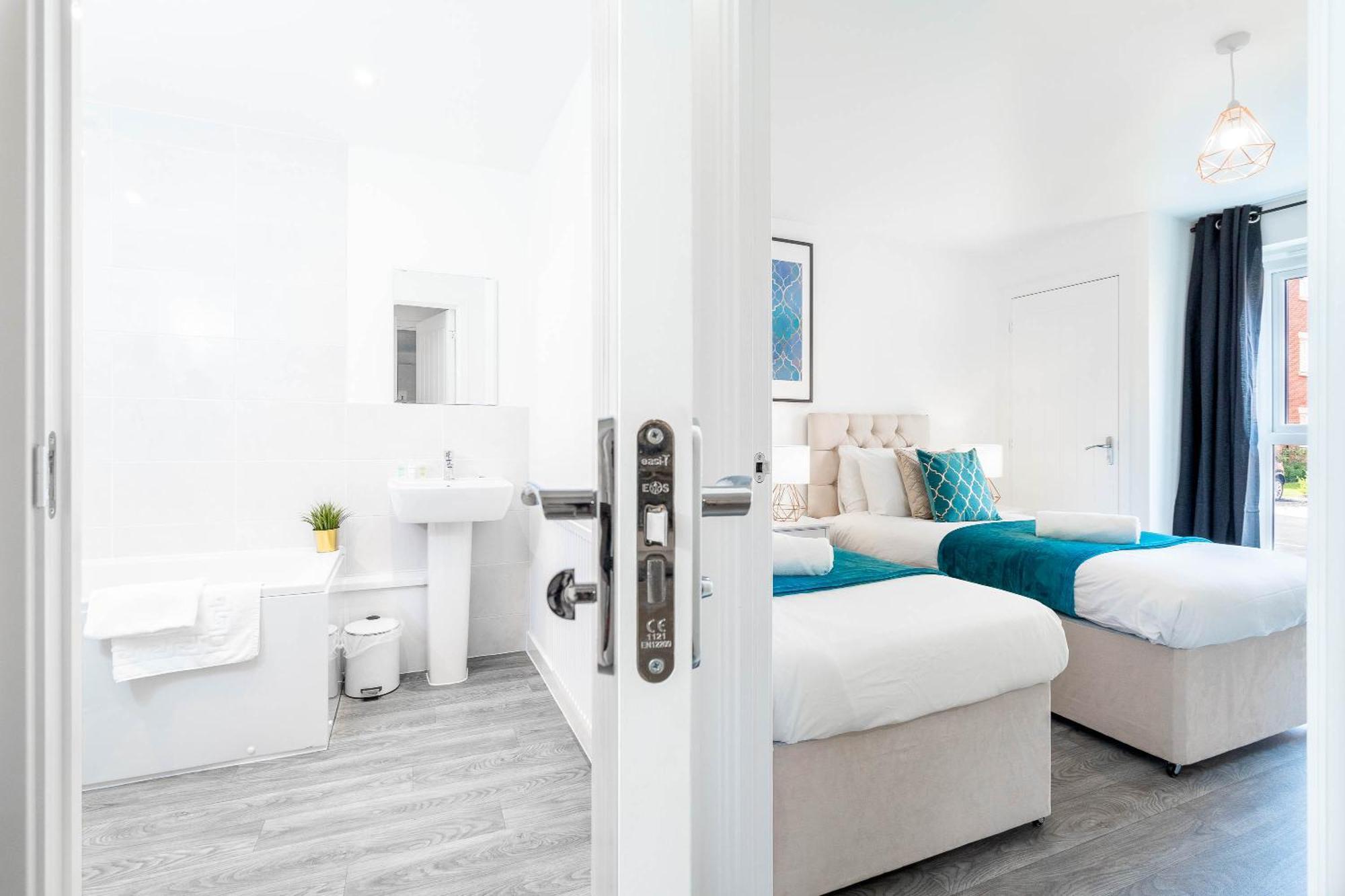 Luxury Apartment - Twin Beds - Selly Oak - Off-Street Parking - Free Netflix & Wifi - Top Rated 9Cc Birmingam Exterior foto